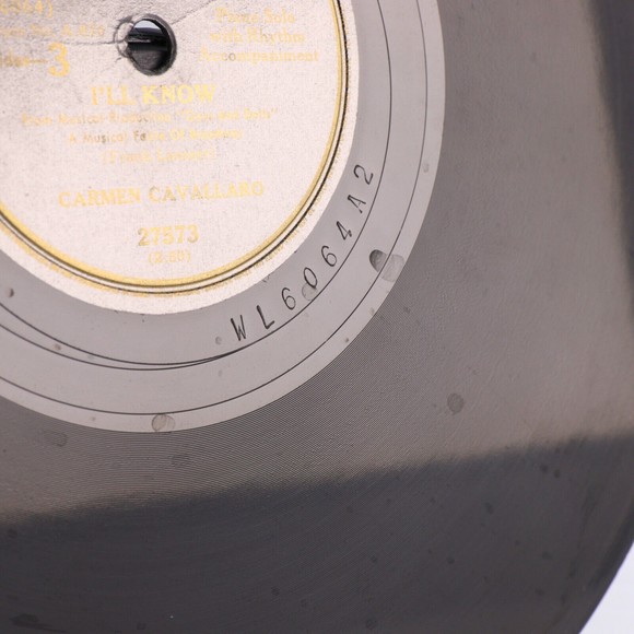 Carmen Cavallaro – Selections From Guys And Dolls 78 rpm 10" Record Disc 2 Only - Picture 6 of 16